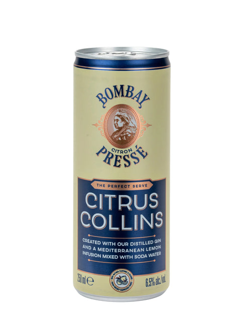 Bombay presse 330ml can citrus collins